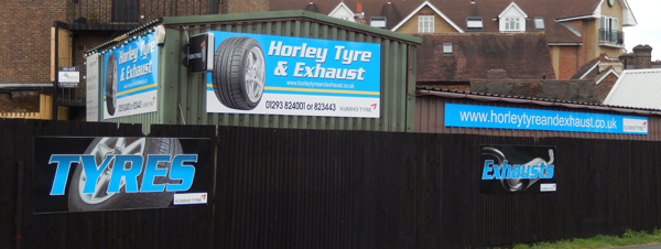 Exterior of Horley Tyre & Exhaust